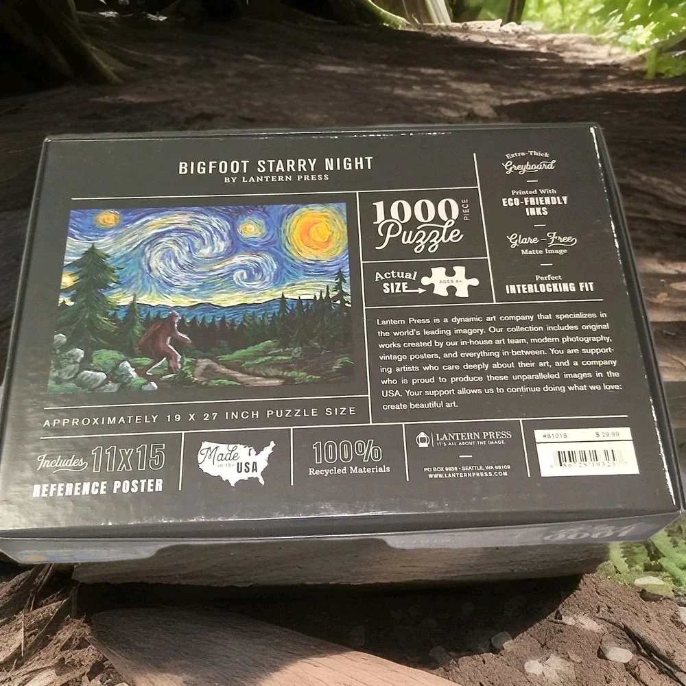 Lantern Press bigfoot starry